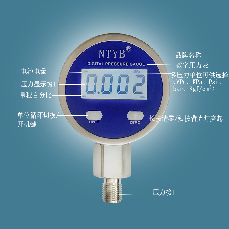 數字顯示壓力表s260